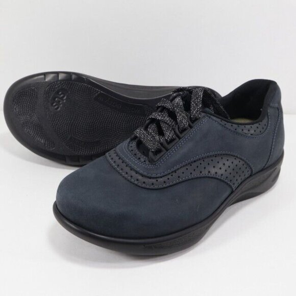 SAS Walk Easy Shoes Womens 5 WW Nero Black Walking Comfort New - Picture 2 of 11